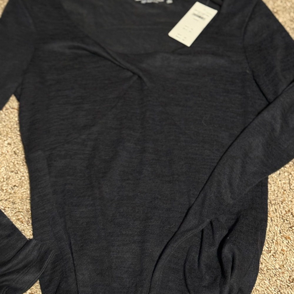 Abercrombie & Fitch Dark Gray Soft Top